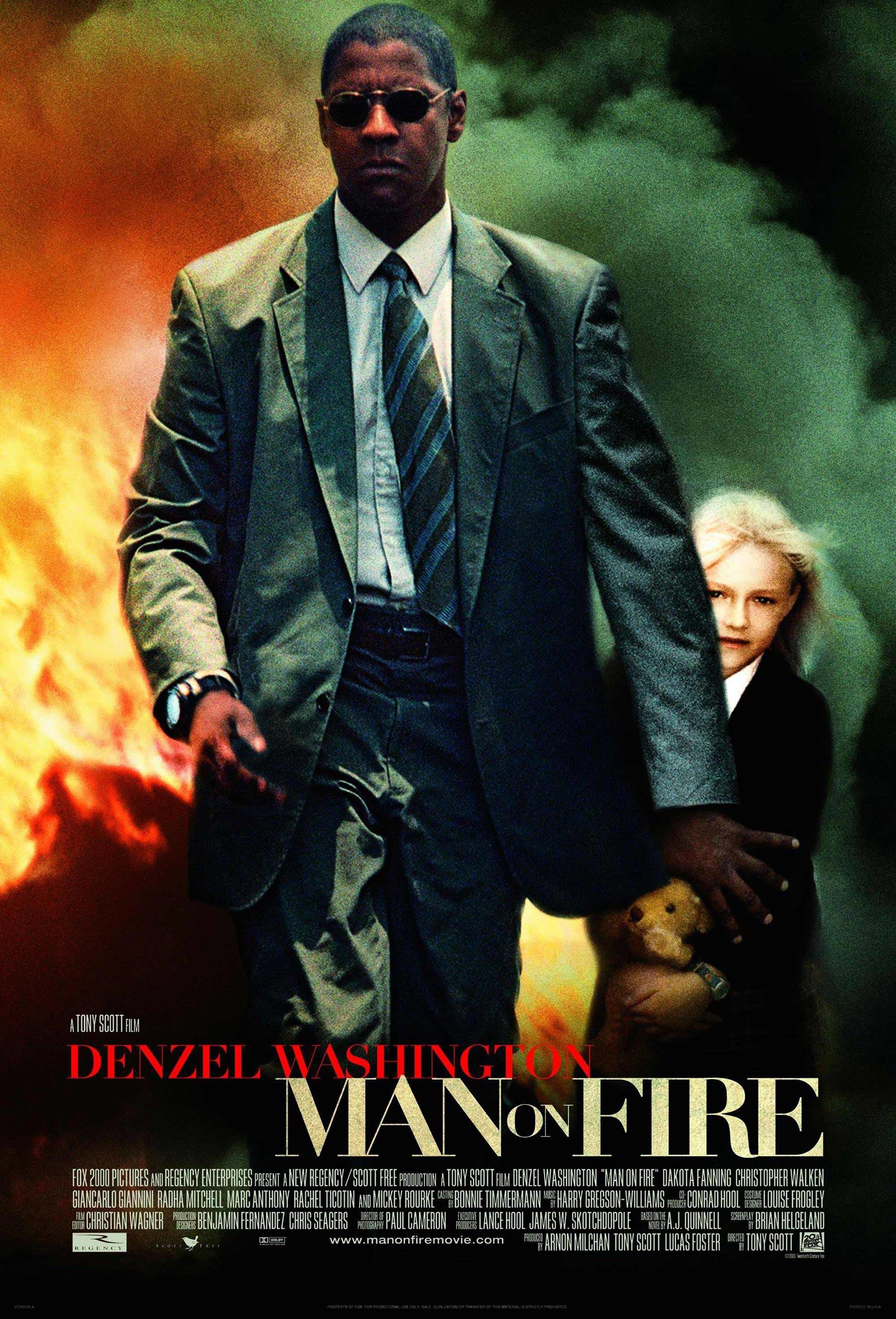 Man On Fire Poster